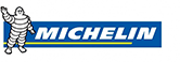 Michelin logo. Michelin offer a diverse range of tire products, including those for passenger cars, trucks, motorcycles, bicycles, and specialty vehicles.